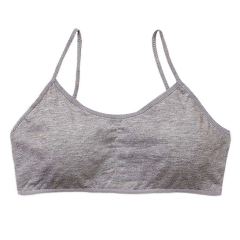

Children Bra Young Teenagers Girl student Nothing Steel Ring Vest Thin Underwear Narrow Shoulder Strap Bra