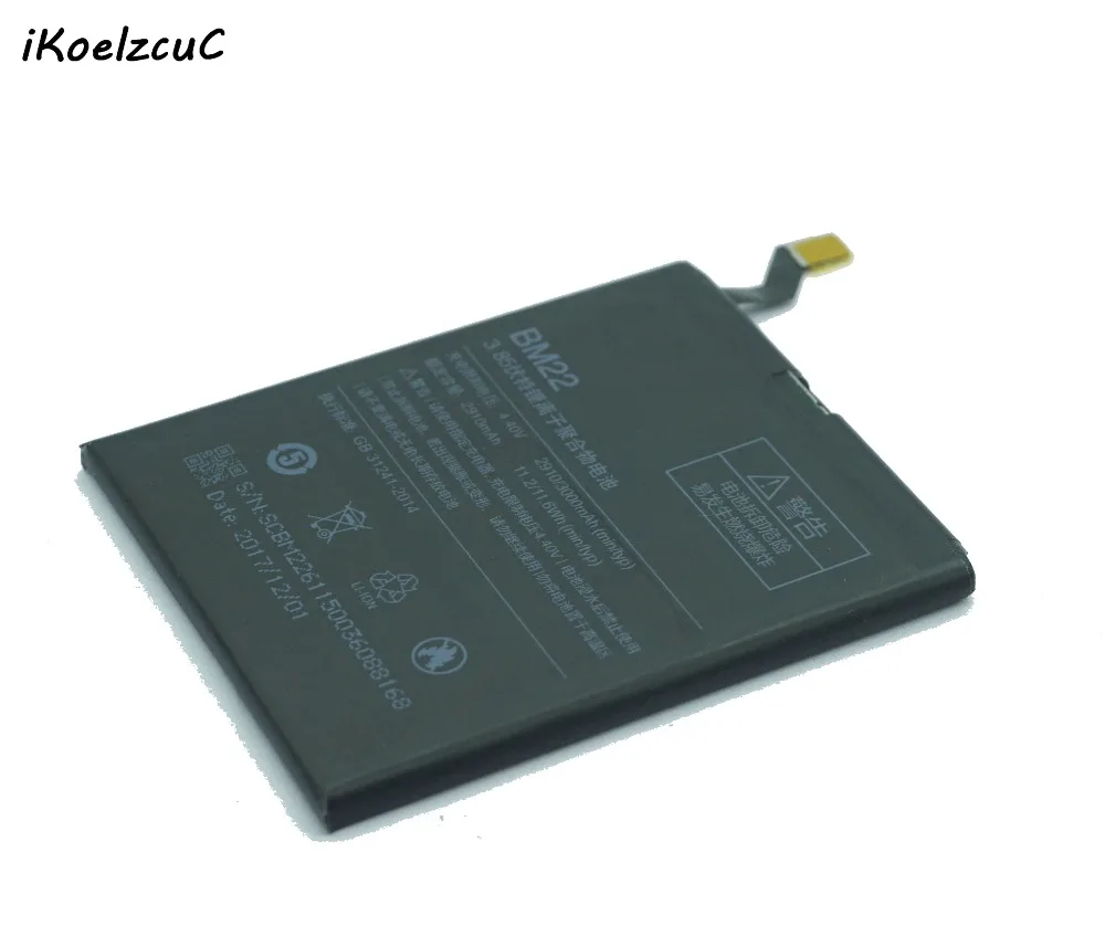 iKoelzcuC 10x 2910mAh / 3000mAh BM22 Battery for Xiaomi Mi5 5 M5 MI Replacement Mobile Phone Batteries Retail Package | Мобильные