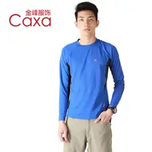 CAXA Мужская Спортивная Футболка для верховой езды с длинными рукавами быстросохнущая футболка для фитнеса быстросохнущая спортивная одежда дышащая Беговая походная футболка