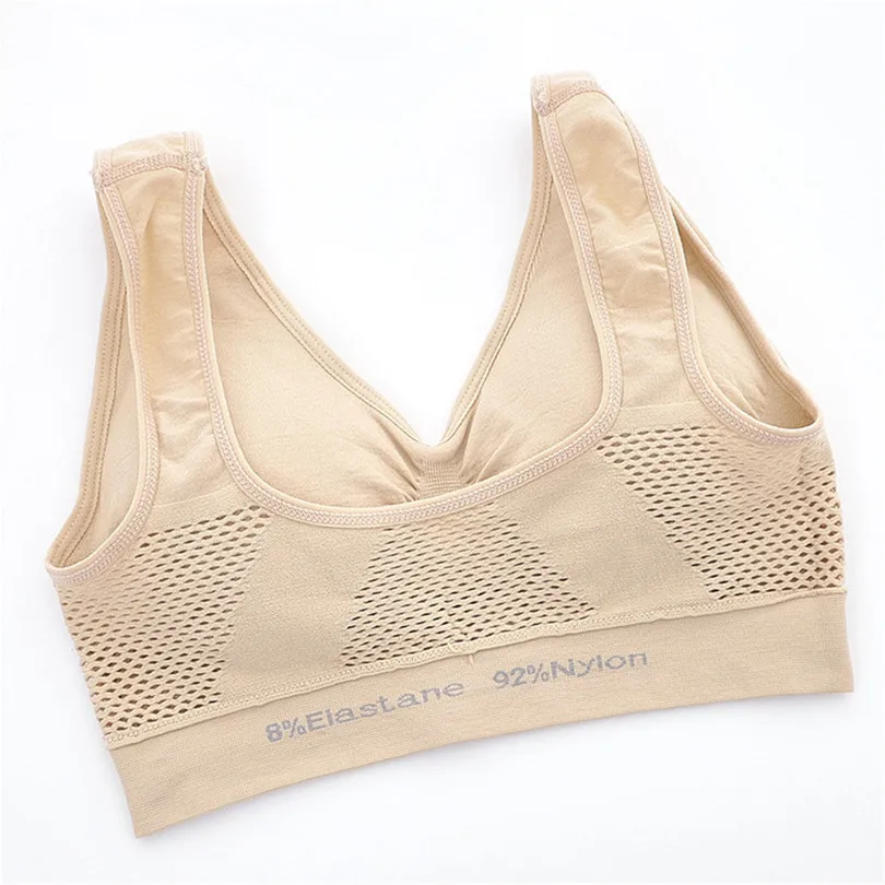 Sexy Genie Bra With Pads Seamless Push Up Bra Plus Size XXXXL Underwear Wireless Bra Air Permeable Cooling Summer Bra 40MAY166