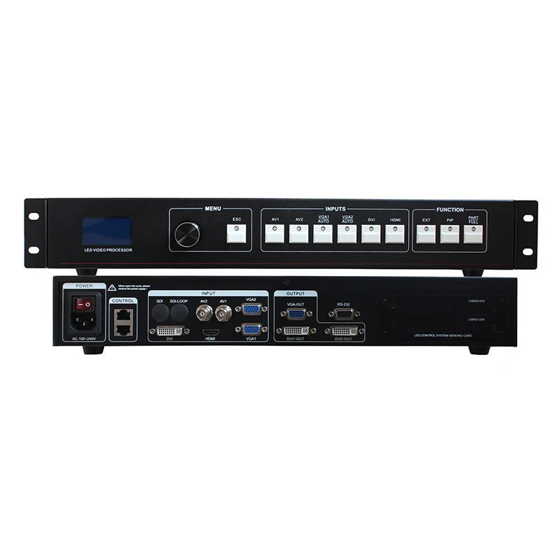 

full color hd led video processor mvp508 similar to LedSync 820H for p5 outdoor led module 64x64 led display segment