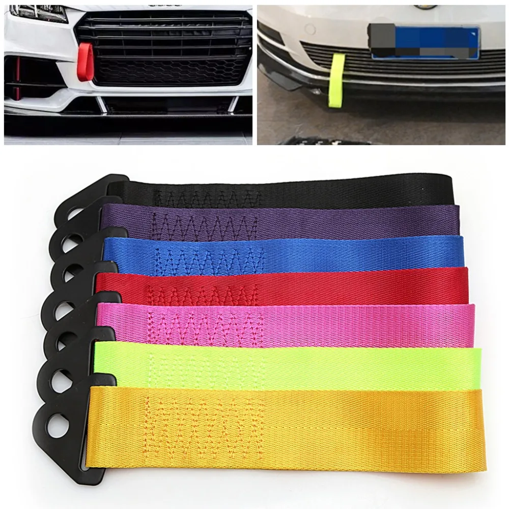 24cm X 5 cm Universal Tow Ropes High Strength Nylon Racing Tow Strap