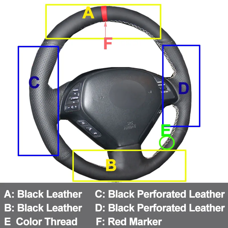 HuiER ручная работа строительный Красный Маркер для Infiniti G25 G35 G37 QX50 EX25 EX35 EX37 2008 2013
