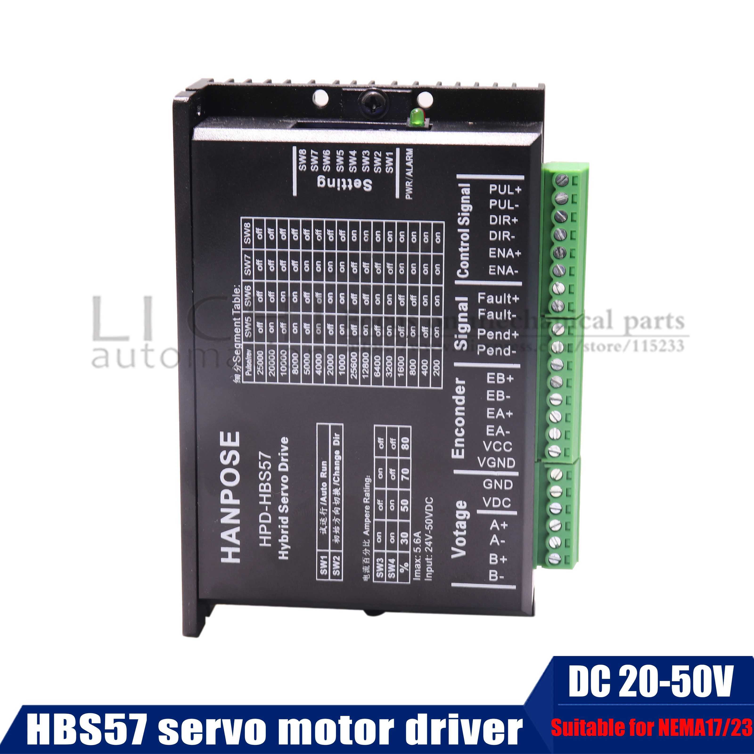 

3PCS NEMA17 NEMA23 CNC controller HBS57 closed loop servo motor driver hybrid step servo driver