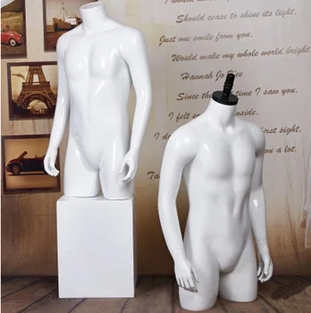 

Best Quality Fashionable New Arrival Half Body Mannequin Male Upper Body Mannequin Made In China