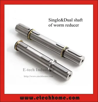 

28mm diameter dual Output Shaft of NMRV075 Worm Reducer RV075 Double Shaft on Both Sides