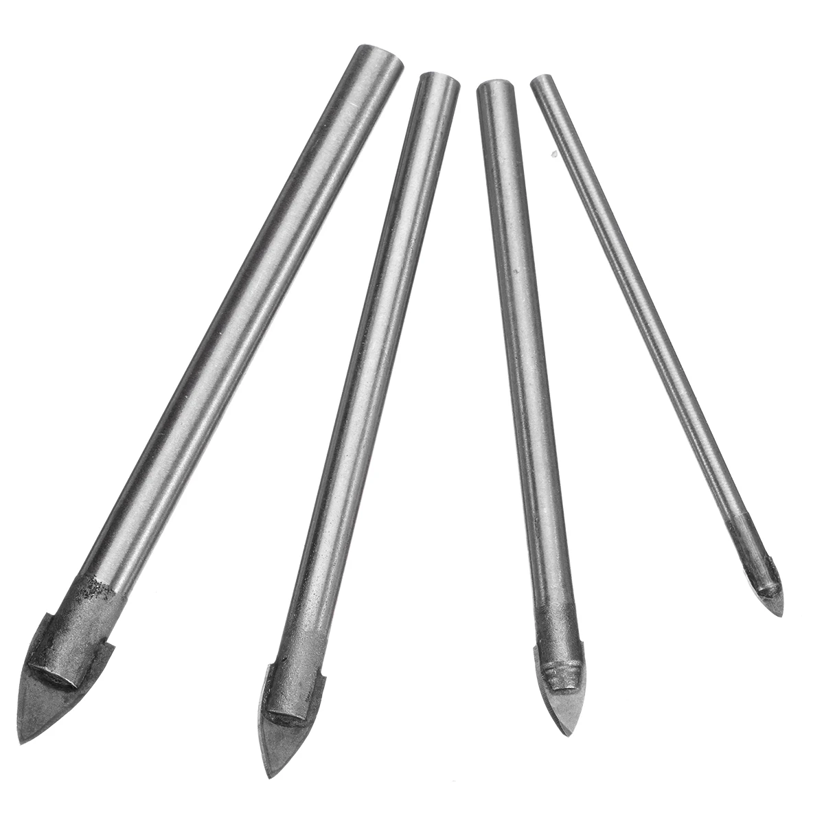 4pcs New Glass Drill Bit Tile 3mm/5mm/6mm/8mm Ceramic Drill Bit Head Set for Standard Drilling Chuck Hand Power Tool