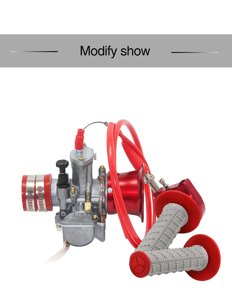 ZSDTRP 21 24 26 28 30 32 34 мм мотоцикл PWK тюнинг Мощность карбюратор+ дроссельные ручки+ кабель+ ручки+ воздушный фильтр чашки+ адаптер
