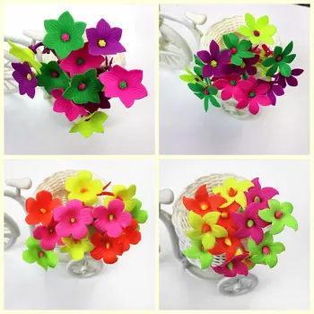 

Free shipping Creative Stationery Ballpoint Pen Mixed Styles Flower Plant Shaped Ball Point Pen Lovely Style 100pcs/lot
