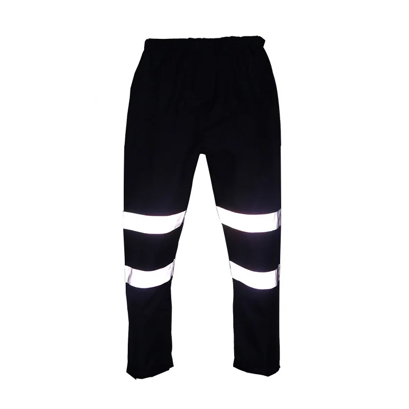 Reflective Rain Pants Raincoat Traffic Road Safety Waterproof Men Women
