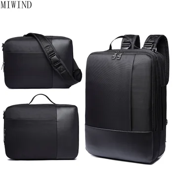 

MIWIND Multifunction Nylon Shoulder High capacity Backpacks Bag Male and Female Business Bag Travel Bag Laptop Bags TJX897