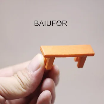 

BAIUFOR Miniatures & Figurines Bench & Stool Mini Garden Miniature Succulents Plant Decor Terrarium Accessories Doll House Decor