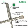 LAVIE 9pcs Electric Hammer SDS Plus Drill Bits Set 110mm Concrete Wall Brick Block Masonry Hole Saw Drilling 4mm 5mm 6mm 017 ► Photo 3/4