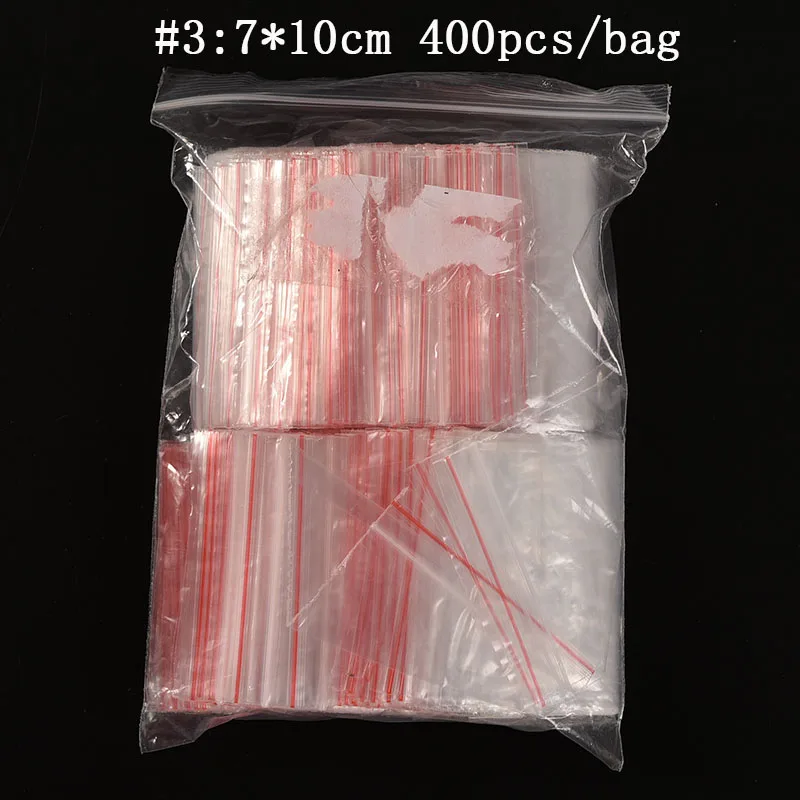 500Pcs Clear Ziplock Bag/Portable Home Using candy Bag/Eco Friendly