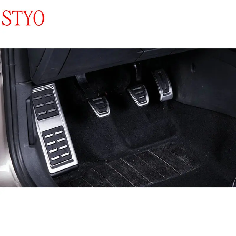 STYO для LHD Audii Q2 нержавеющая сталь автомобиль газ сцепления педали тормоза Отдых педаль на педаль/ MT Педали