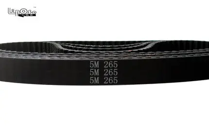 

10 pieces HTD5M belt 265-5M-12 Teeth 53 Length 265mm Width 15mm timing belt rubber closed-loop belt 265 HTD 5M S5M Belt Pulley