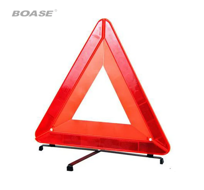 Car Warning Sign Auto Triangle Reflective Emergency Fault Safety Tripod