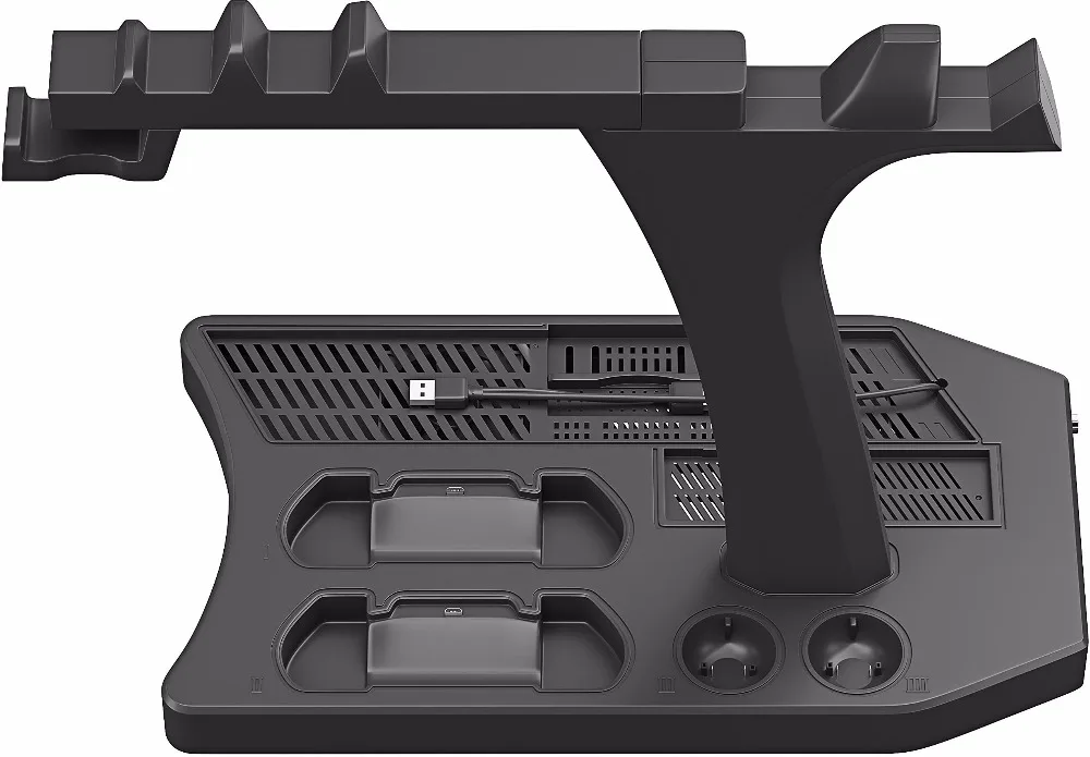  PS4 PSVR PS4 Slim Pro Charging Display Vertical Stand Showcase Charger for PS4 VR Playstation 4 Ver