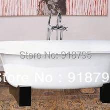 Роскошная ванна для использования в помещении чугунные двойные ванны
