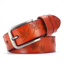 

Women's Belts casual all-match Women brief genuine leather Waistband women strap jeans belt 95-105cm Ceinture Femmes Female Belt