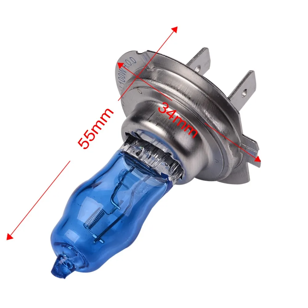 100W Белый Желтый/Золотой 4300 K/3000 K автомобильный HOD галогенный противотуманный светильник s лампы 12V автомобильный светильник источник H1/H3/H4/H7H8/880/881/9005/9006