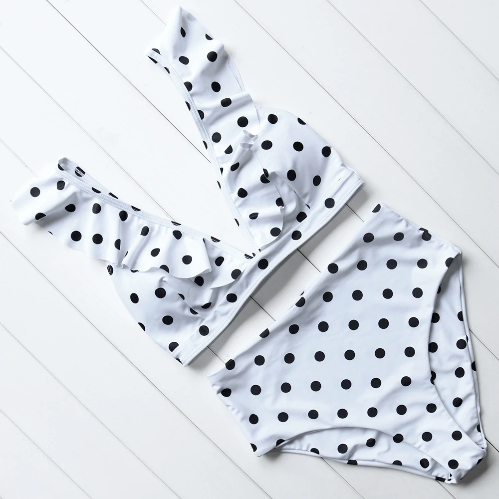 OMKAGI Brand Dot Bikini Set Swimsuit Swimwear Women Sexy Push Up Swimming Bathing Suit Beachwear Brazilian Bikini 2019 OMKAGI Brand Dot Bikini Set Swimsuit Swimwear Women Sexy Push Up Swimming Bathing Suit Beachwear Brazilian Bikini 2019