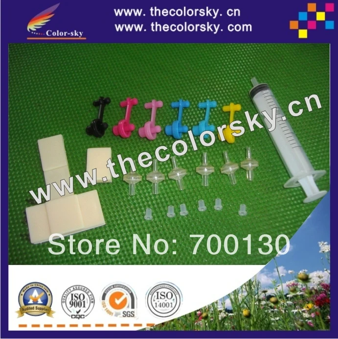 universal 6 color CISS continuous ink system kit with accessaries