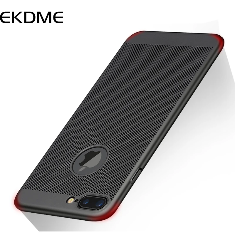 

EKDME Heat Dissipation Case For iPhone 5 5S SE X 6S 6 S 7 8 Plus Back Cover Case For iPhone 5 Funda Hard PC Housing Coque Capa