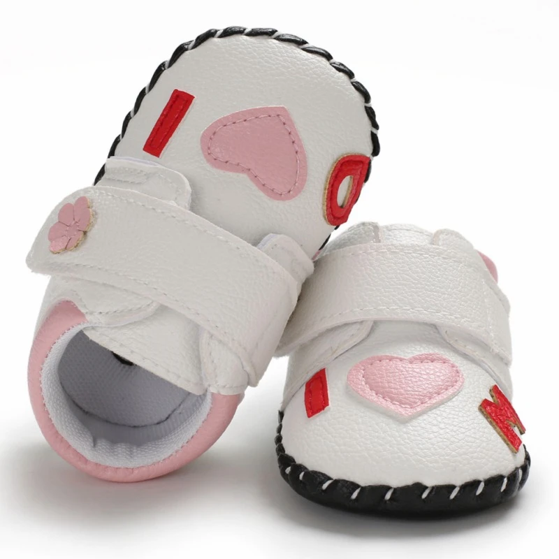 Весенняя детская повседневная обувь с цветком детская спортивная обувь детские для девочек на мягкой подошве Нескользящие обувь для девочек - Цвет: Белый