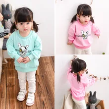 Wear a small girl on behalf of 2016 Korean children’s cartoon dog sweater shirt L021