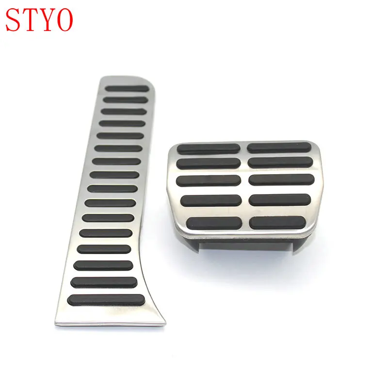 

STYO For Right hand drive GOLF 6 MK6 Scirocco JETTA MK5 Octavia Stainless steel AT/MT Pedal (gas+brake + Clutch Pedal cover )