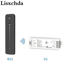 LED Dimmer 12V 5V 24V 36V 8A PWM Wireless RF Switch with 2.4G brightness adjustment touch Remote for Led Single Color strip