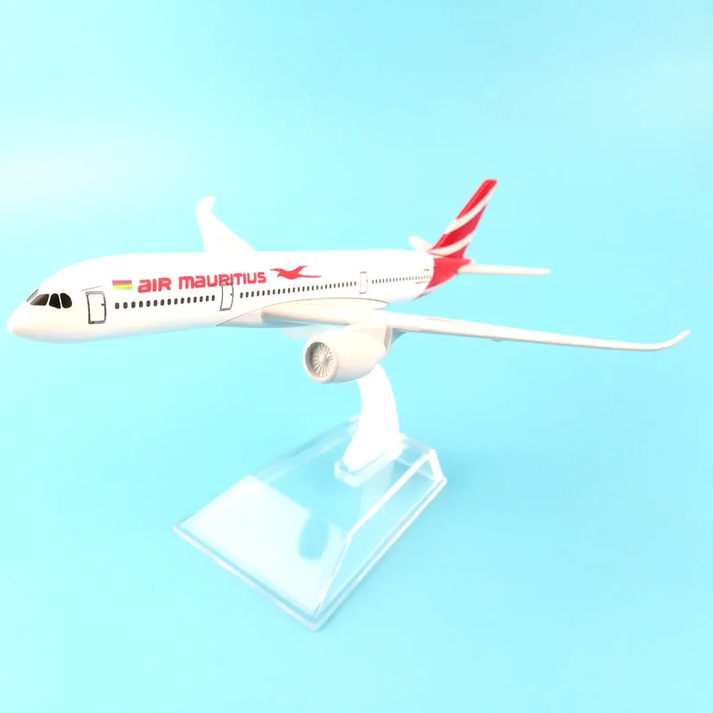 MAURITIUS AIRLINES 16 см A350-900 AIR MAURITIUS AIRWAYS сплав металла модель самолета Модель самолета игрушки подарок на день рождения