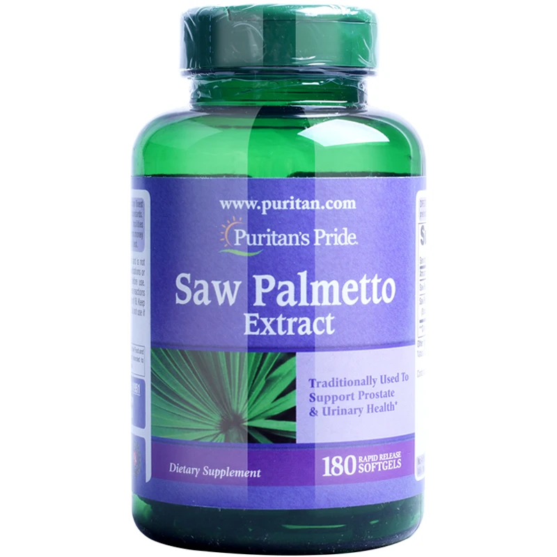 

Free Shipping Saw Palmetto Extract Traditionally used to support prostate & urinary health 180 pcs