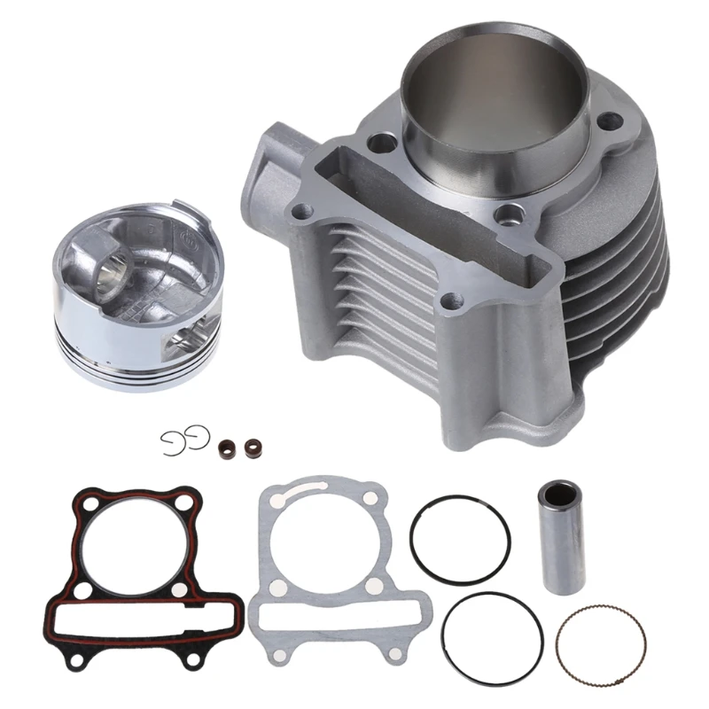 Big Bore 52.4mm Motorcycle Engine Sleeve Cylinder Kit For GY6 125