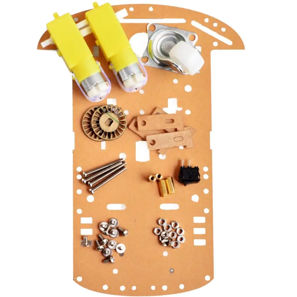 

Smart Robot Car Chassis Kit Speed Encoder Battery Box 2WD For robot kit