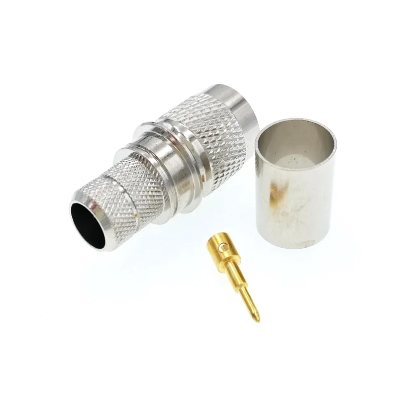 TNC Male Jack Crimp For RG8 LMR400 RG213 RFC400 RF Coax Cable Connector (2)