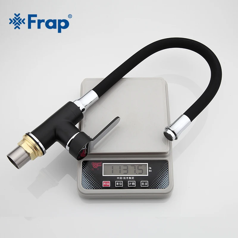 Frap New white black flexible Kitchen sink faucet brass 360 degree rotation torneira cozinha water tap mixer kitchen goods F4042