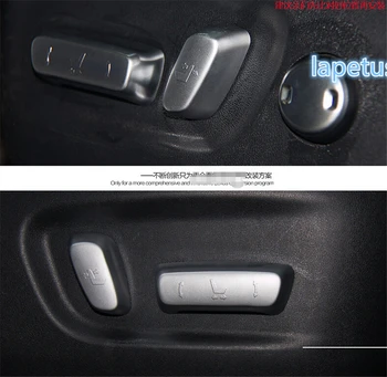 

Lapetus Seat Adjustment Button Switch Frame Cover Trim 5 Pcs / Set Fit For LEXUS NX NX200T NX300T 2018 2019 ABS Chrome Matte
