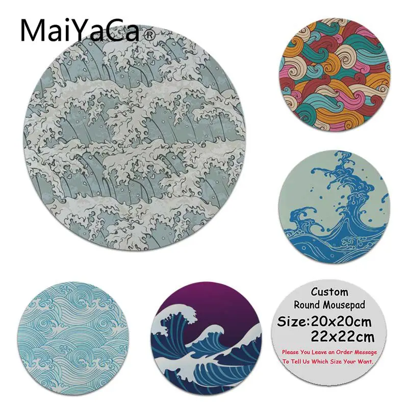 

MaiYaCa Japanese Style Kanagawa Great Wave Surge Laptop Gaming Mice Mousepad Computer Gaming Mouse Mats
