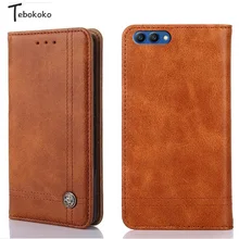 

Retro Leather Case for Huawei Honor View 10 Phone Protective Bag Pouch Wallet Flip Cover for Huawei Honor View 10 5.99inch Coque