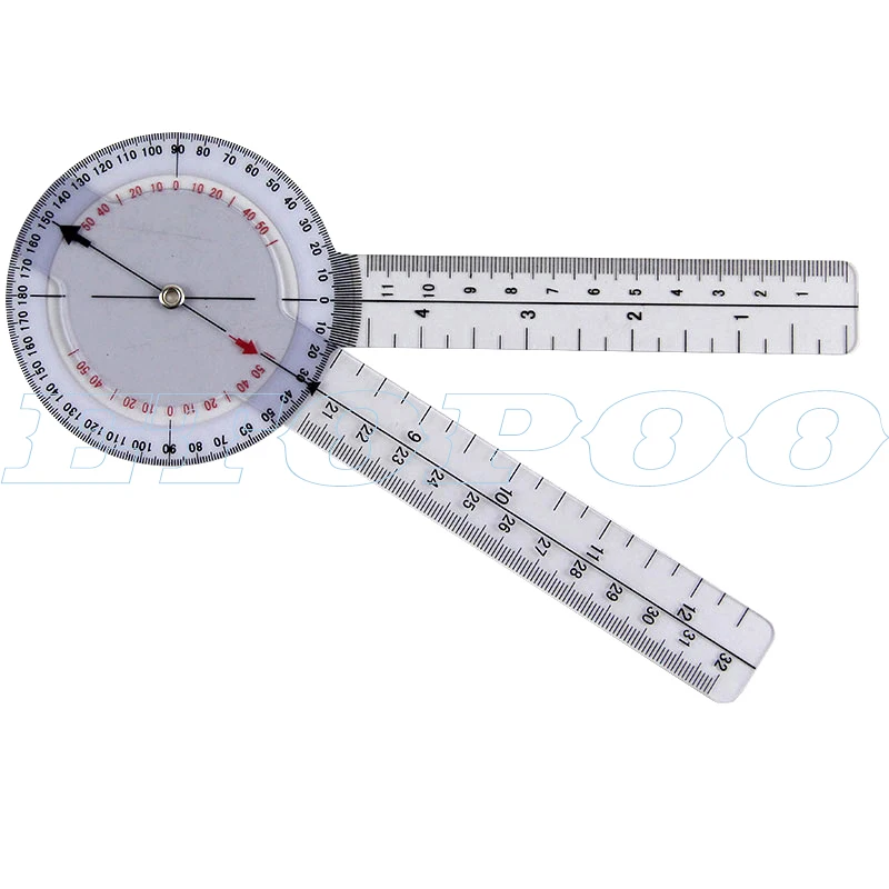 

Professional Multi-Ruler 360 Degree Goniometer Angle Spinal Ruler cm/inch PVC