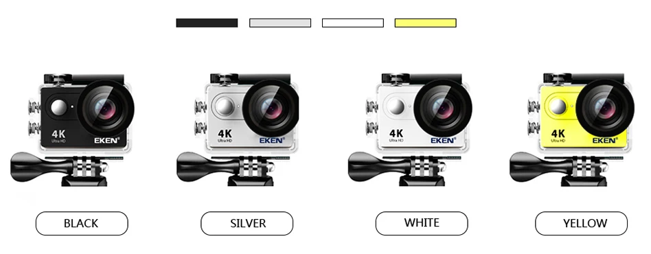 Оригинальная Экшн-камера eken H9R H9 Ultra HD 4K WiFi с 2,4G пультом дистанционного управления 2," экраном 30 м водонепроницаемая Спортивная мини-камера