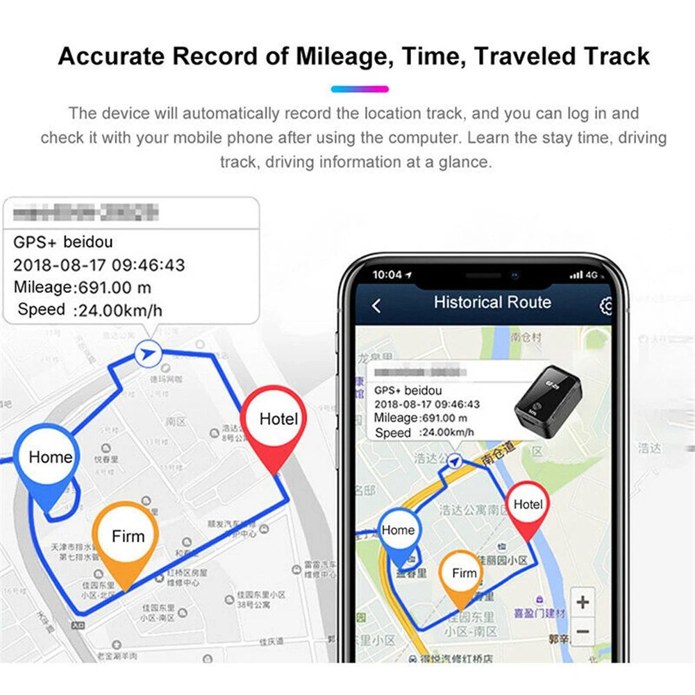 Vvcesidot автомобиль Mini локатор GPS Tracker голос Запись шок охранной сигнализации дистанционного мини-gps-локатор для автомобилей Мото девочка