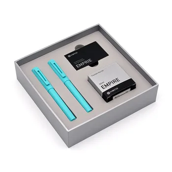 

Kaco Extra Fine Fountain Pen Fine Point Rollerball Pens with Ink Cartridge Bottle Ink Gift Set Luxury Business Gift Stationery