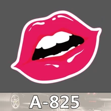A-825 Sexy lippen Wasserdicht Mode Kühle DIY Aufkleber Für Laptop Gepäck Skateboard Kühlschrank Auto Graffiti Cartoon Aufkleber