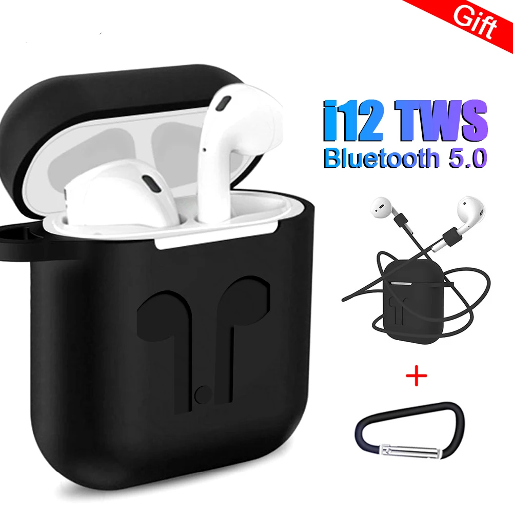 

mini i12 tws Wireless Earphones Touch Charging Upgrade Stereo Bluetooth 5.0 Ear Headset Kits Case hook For Xiaomi PK i10 i10tws