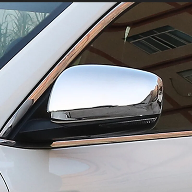 

ABS Chrome/Carbon fibre For RENAULT KOLEOS 2017 2018 Door Side Rearview Mirror Case Cover Trim Car Styling accessories 2pcs