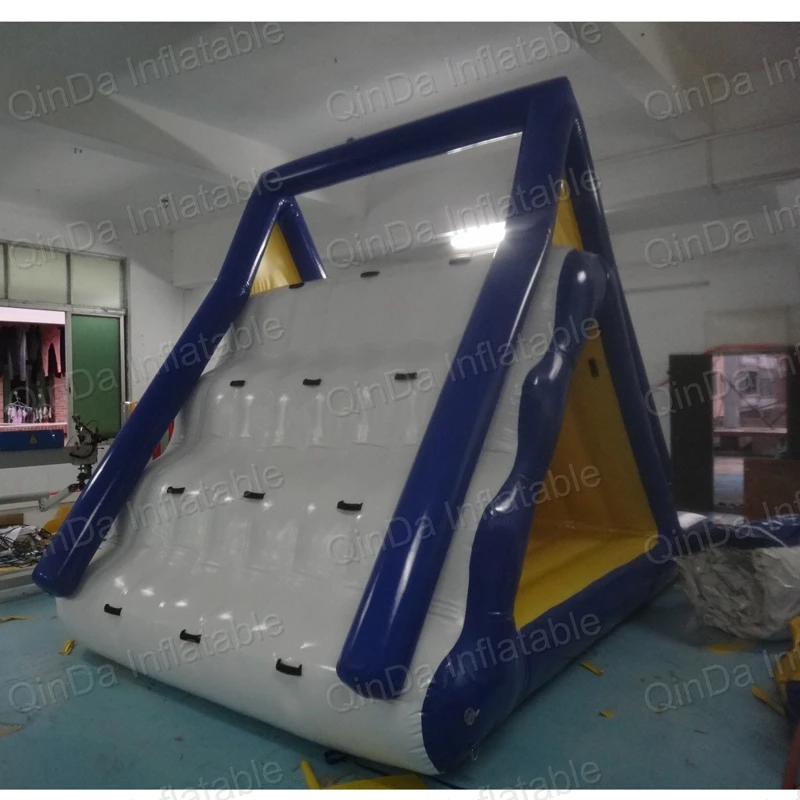 inflatable floating slide