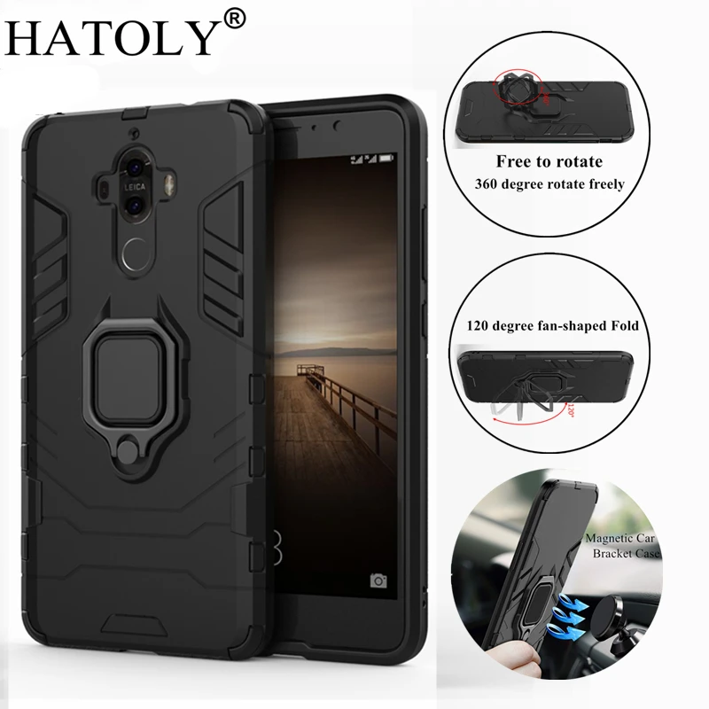 Чехол HATOLY для Huawei Mate 9 чехол с магнитным кольцом на присоске чехлы кронштейном